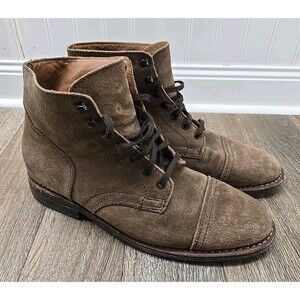 Thursday Boot Company Men's Captain Lace Up Boot Rugged and Resilient Suede 10